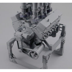 Chevy small block 5.0 engine kit in 1/4 scale