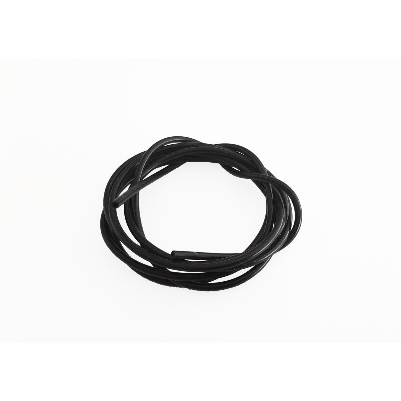 Black silicone tube ID 0.8 - OD 1.5