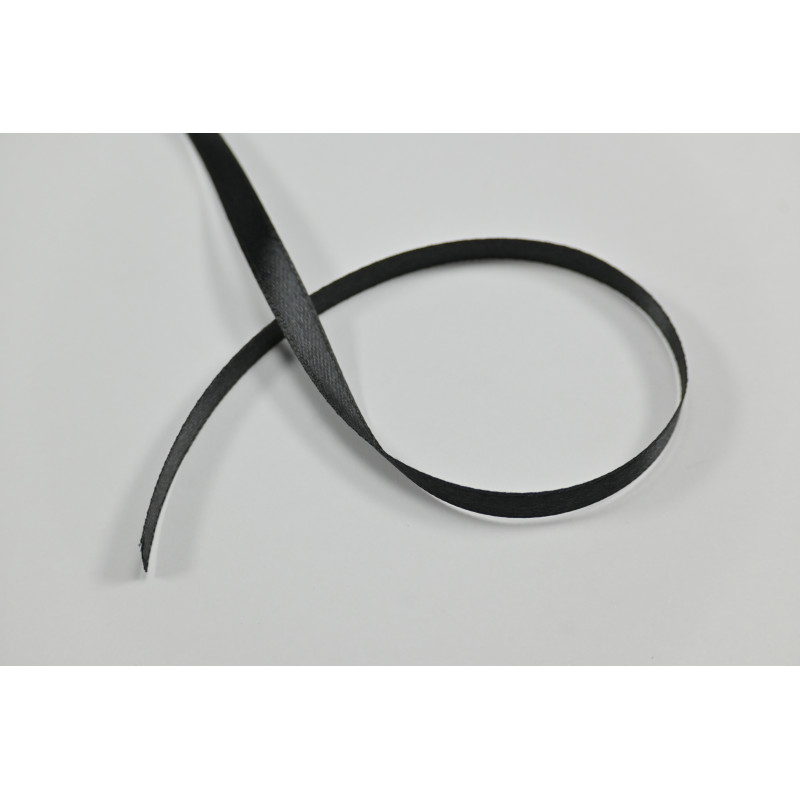 tessuto nero per cinture di sicurezza 6mm