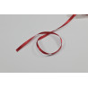 tessuto rosso scuro per cinture di sicurezza 6mm