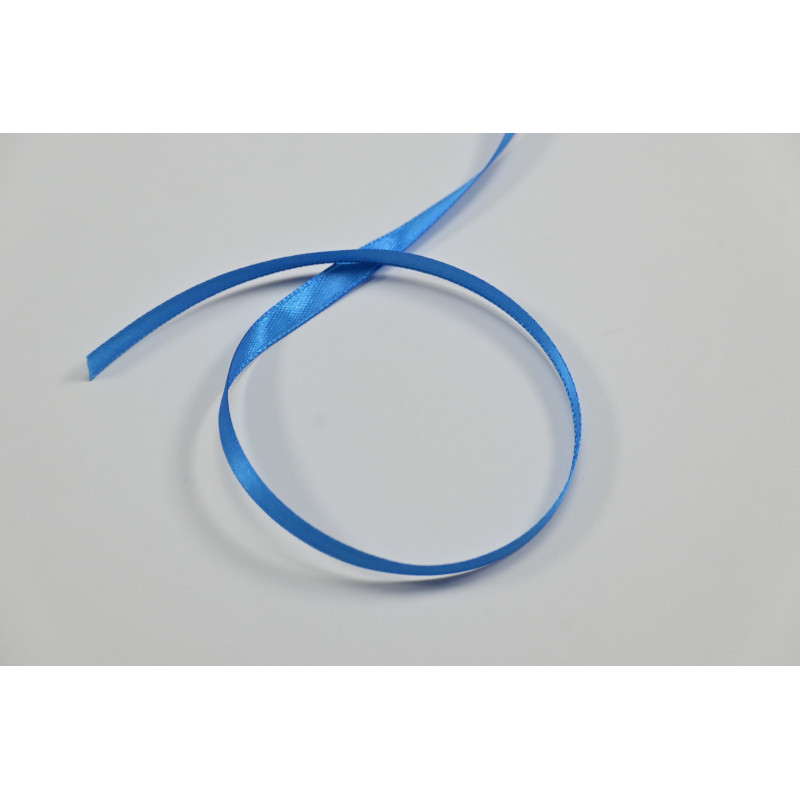 Blue fabric for seat belts 6mm