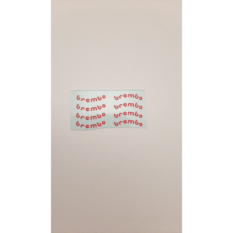 Decal marchio pinze freno F1-2000