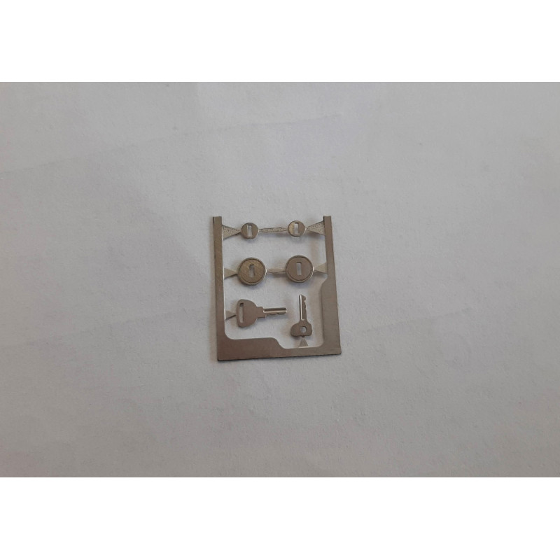 Photo-etched ignition keys for Ferrari 330 P4