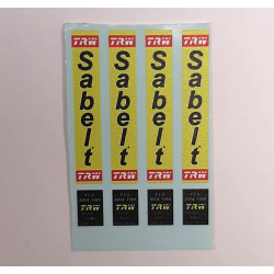 Water slide decal for seat...