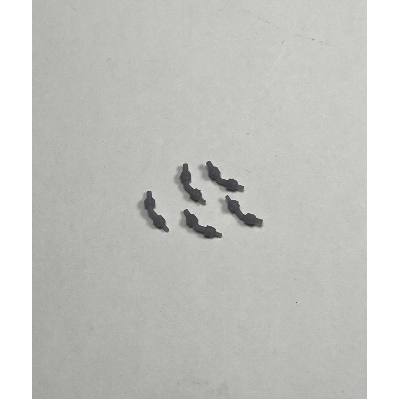 Raccordi per tubi in silicone o in treccia 45°