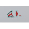 F1-2000 Decal Marlboro Air Scope e cofano motore in scala 1/8