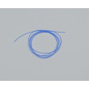 Blue semi transparent silicone tube ID 0.5 - OD 1.0