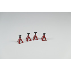 Cavalletti da officina in scala 1/8 – Set da 4 pezzi
