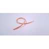 tessuto arancione per cinture di sicurezza 6mm