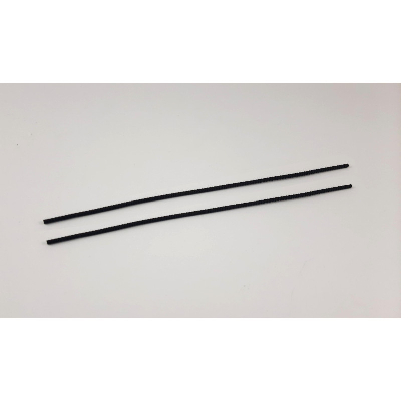 Corrugated black tube